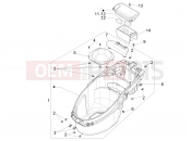 Helmet huosing - Undersaddle - Piaggio NRG Power DT 2015