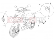 Remote control switches - Battery - Horn - Piaggio NRG Power DT 2015