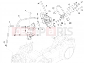 Carburettor, assembly - Union pipe - Piaggio NRG Power DD 2019