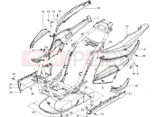 Side cover - Spoiler - Piaggio NRG Power DD 2019