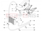 Cooling system - Piaggio NRG Power Purejet 2007