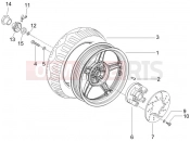 Rear wheel - Piaggio NRG Power Purejet 2007