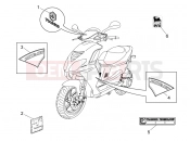 PIAGGIO NRG Power Purejet Plates - Emblems