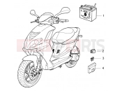 Battery-relays - Piaggio NRG Power Purejet