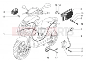Cable harnes - regulator - h.t. coil - Piaggio NRG Power Purejet