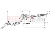 Handlebars component parts - Piaggio NRG Power Purejet