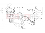Speedometers kms.-handlebar covers - Piaggio NRG Power Purejet