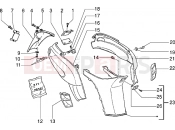 PIAGGIO Side covers