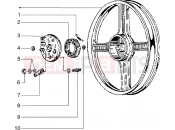 PIAGGIO Alloy rear wheel