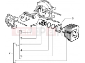 PIAGGIO Cylinder-piston,assy