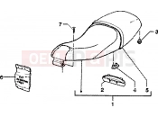 Saddle - Piaggio Skipper 125 4T