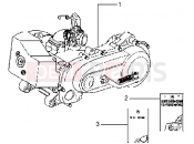 Engine - Piaggio Skipper 125 MY98