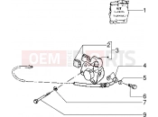 Front brake cylinder-Brake caliper - Piaggio Skipper 125 MY98