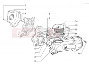 Clutch cover - Piaggio Skipper 125/150cc