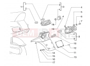 Rear lights - Piaggio Skipper 125/150cc