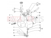 Fuel tank - Piaggio Skipper 125/150cc