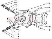 PIAGGIO Skipper 150 4T Cylinder head-valves