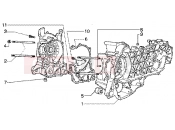 Crankase - Piaggio Super Hexagon GTX 125