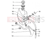 Expansion tank - Piaggio Super Hexagon GTX 125