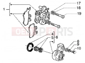 Front brake caliper - Piaggio Super Hexagon GTX 125