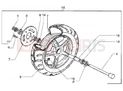 Front wheel - Piaggio Super Hexagon GTX 125
