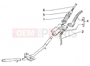 Handlebars component parts - Piaggio Super Hexagon GTX 125