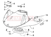 Mudguard - Piaggio Super Hexagon GTX 125