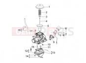 Carburetor's components - Piaggio Typhoon 125 4T 2V 2010