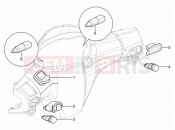 Selectors - Switches - Buttons - Piaggio Typhoon 125 4T 2V 2010