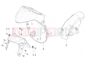 Wheel huosing - Mudguard - Piaggio Typhoon 125 4T 2V 2010