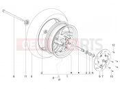 Front wheel - Piaggio Typhoon 125 4T 2V (USA) 2011