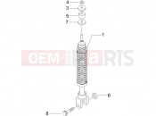 PIAGGIO Typhoon 50 2T (ZAPC290) Rear suspension - Shock absorber/s
