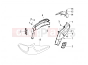 PIAGGIO Typhoon 50 2T (ZAPC290) Side cover - Spoiler