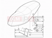 PIAGGIO Typhoon 50 2T (LBMC501) Saddle/seats