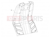 PIAGGIO Typhoon 50 2T Serie Speciale Front glove-box - Knee-guard panel