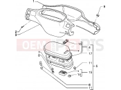 Speedometers kms.-Handlebar covers - Piaggio Typhoon 50 2T MY 2004