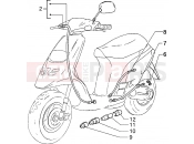 Throttle transmissions - Piaggio Typhoon 50 2T MY 2004