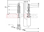 PIAGGIO Typhoon 50 X 2T Rear shock absorber