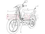PIAGGIO bowdenek