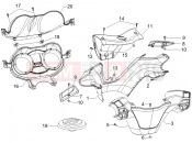 Handlebars coverages - Piaggio X Evo 400 2007