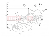 Helmet huosing - Undersaddle - Piaggio X Evo 400 2007