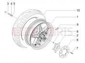 Rear wheel - Piaggio X Evo 400 2007