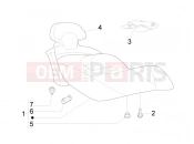 Saddle/seats - Piaggio X Evo 400 2007