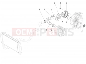 Cooler pump - Piaggio X10 125 4V I.E. 2012