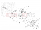 Driving pulley - Piaggio X10 125 4V I.E. 2012