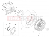 Rear wheel - Piaggio X10 125 4V I.E. 2012