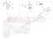 Remote control switches - Battery - Horn - Piaggio X10 500 4V I.E. 2014