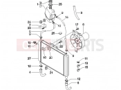 PIAGGIO X8 200 Cooling system