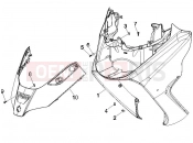 PIAGGIO X8 200 Front shield