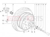 PIAGGIO X8 200 Front wheel